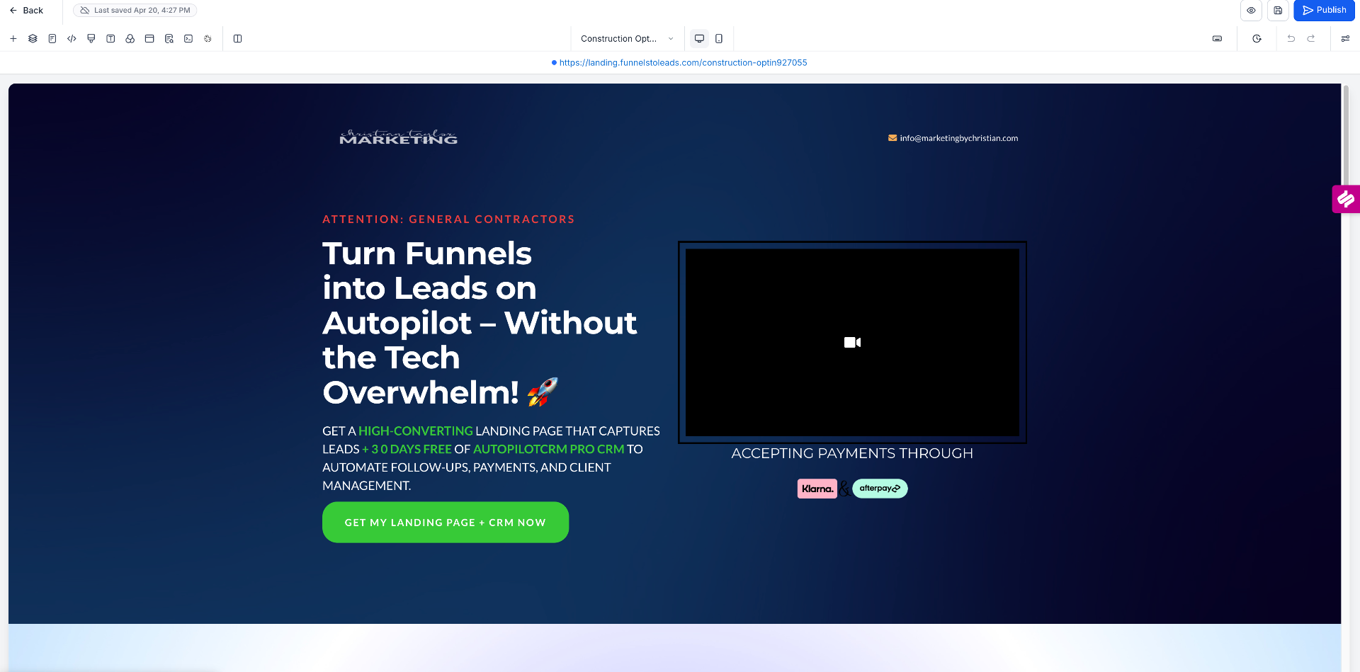 Lead funnels